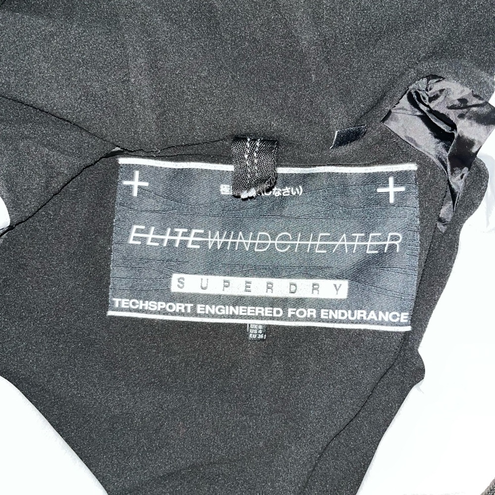 Women’s Superdry Grey Solid Windcheater Sporty Ja… - image 8